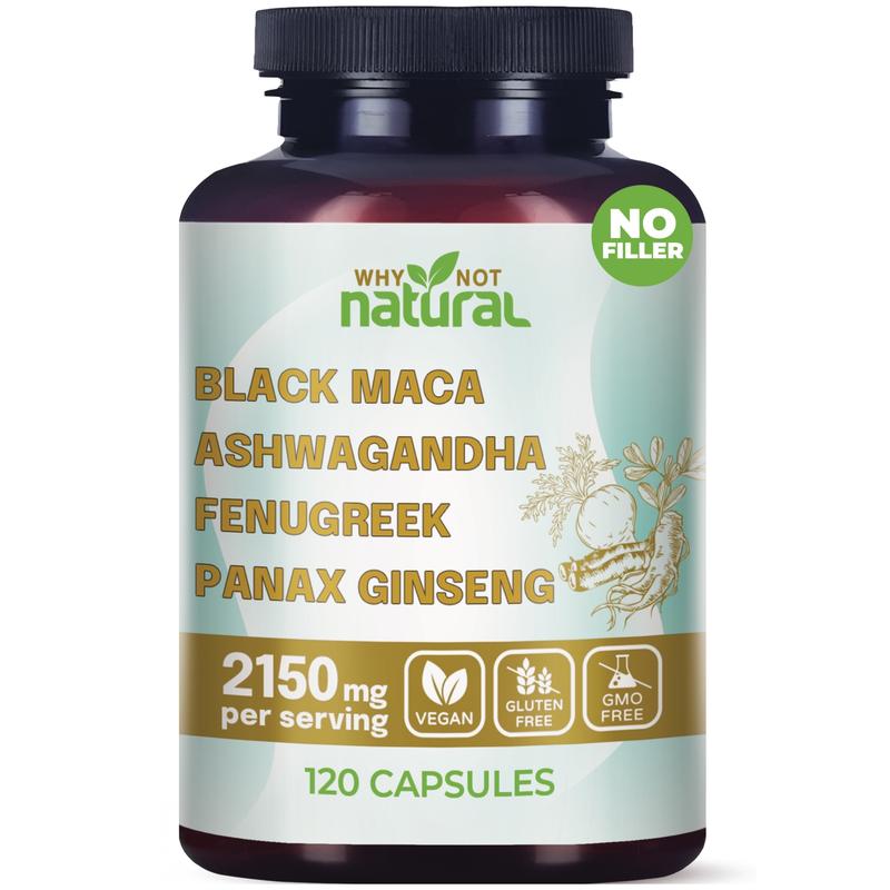Raíz de maca negra orgánica 4 en 1