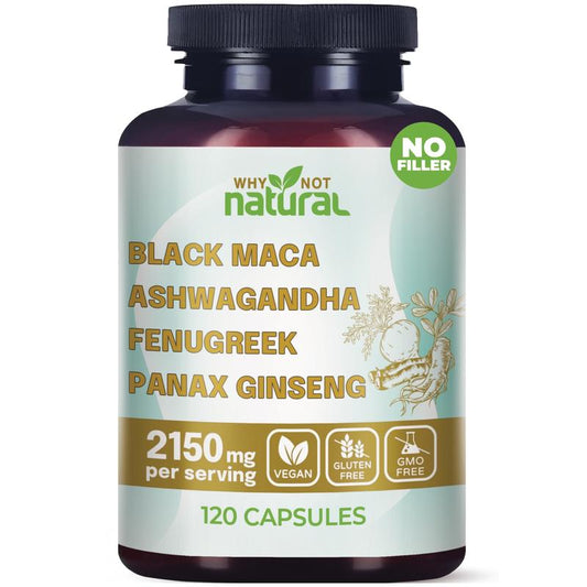 Raíz de maca negra orgánica 4 en 1