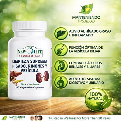 Limpieza Suprema Hígado Riñones y Vesícula
