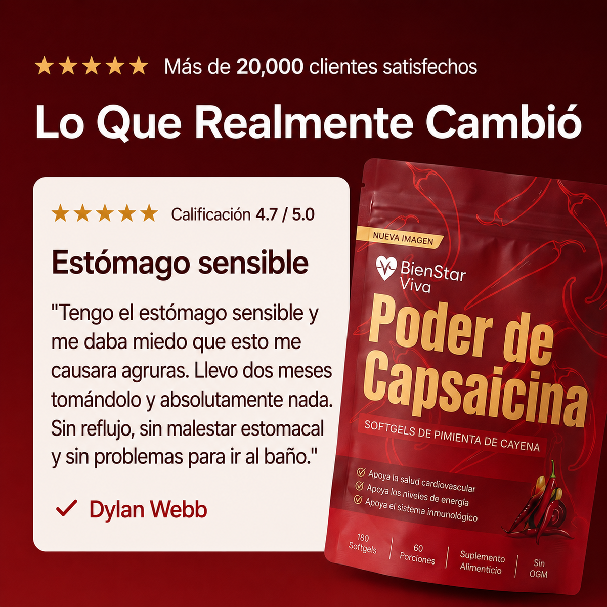 Pimienta de Cayena Bienstar Viva™