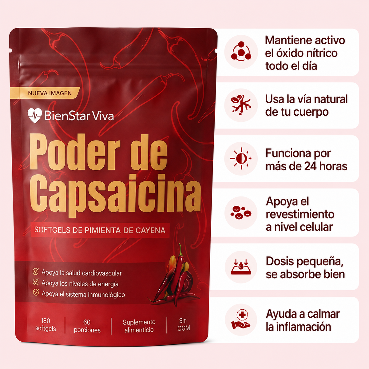 Pimienta de Cayena Bienstar Viva™