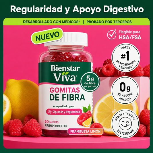 gominolas de fibra natural orgánica