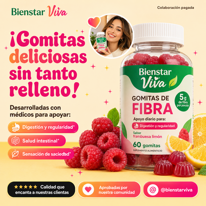 gominolas de fibra natural orgánica
