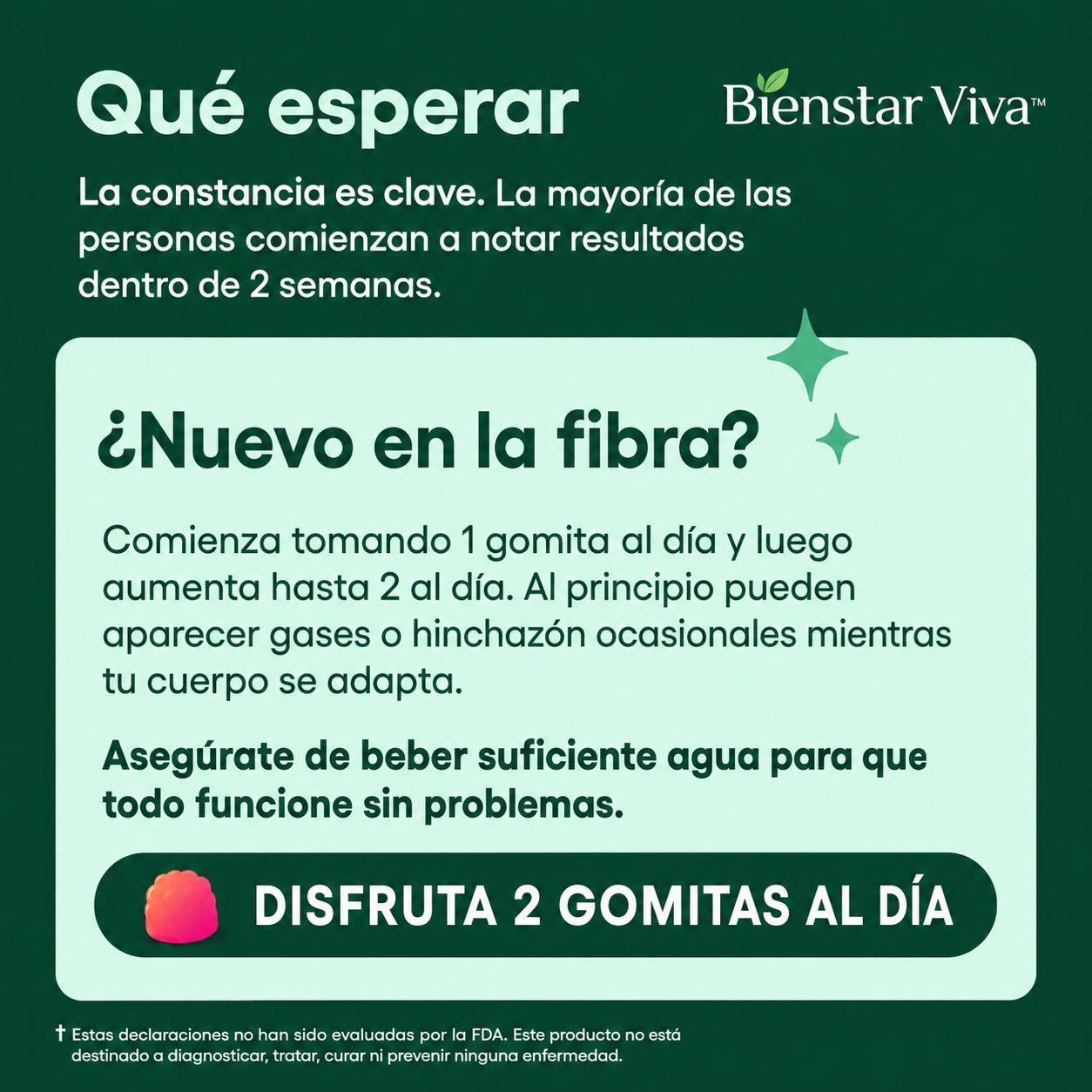 gominolas de fibra natural orgánica