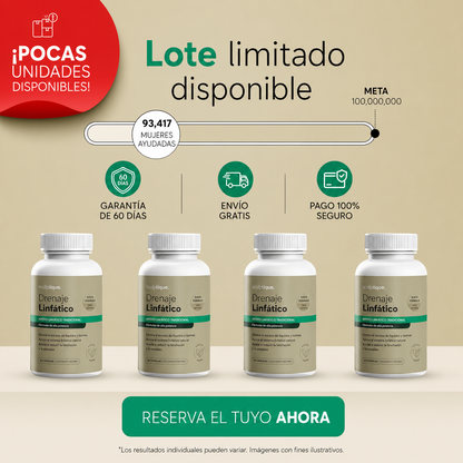 Nueva fórmula de máxima potencia: cápsulas para el drenaje linfático de BienStar Viva™